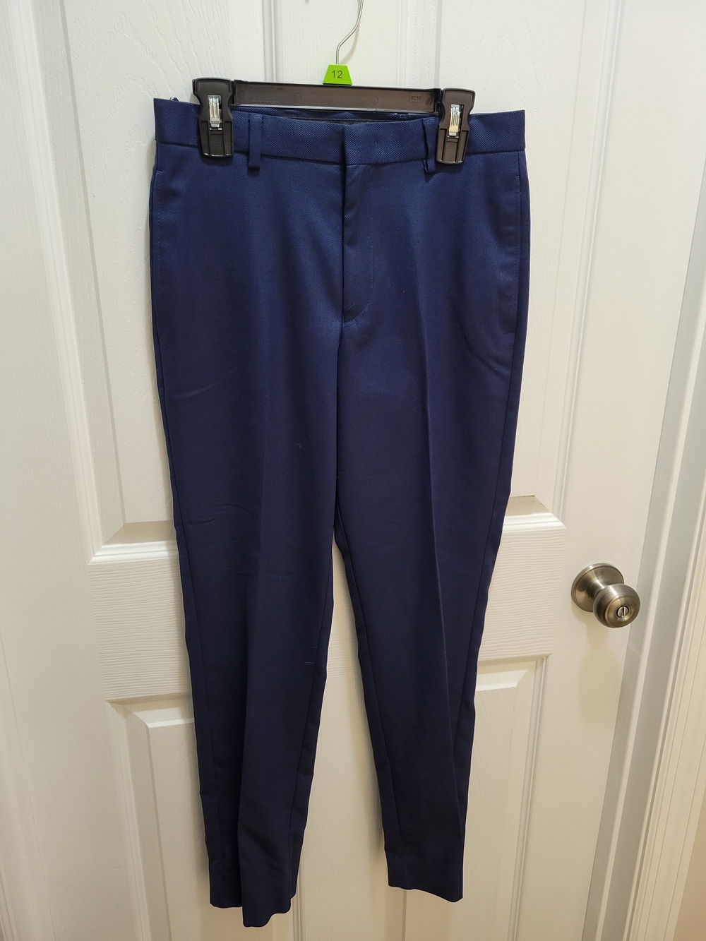 Boys 12R Michael Strahan Navy Dress Pants